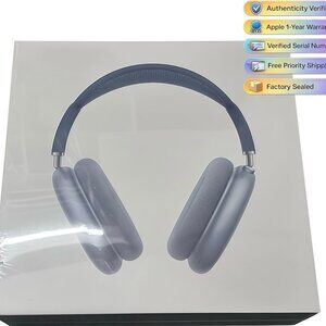 Apple AirPods Max Bluetooth Headphones Midnight 2024 USB-C New Sealed Box